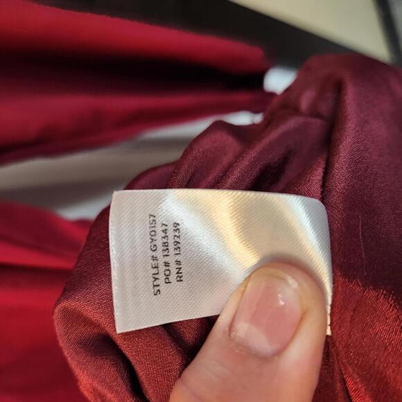 Lulus Women's Long Sleeve Marron Dress with Tie Waist NWT - Picture 8 of 9